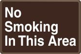NO SMOKING IN THIS AREA