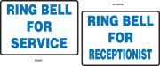 RING BELL FOR SERVICE / RING BELL FOR RECEPTIONIST