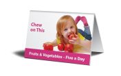 CHEW ON THIS FRUITS & VEGETABLES FIVE A DAY