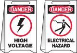 HIGH VOLTAGE / ELECTRICAL HAZARD (W/GRAPHICS)