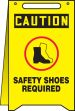 Plant & Facility, Header: CAUTION, Legend: CAUTION SAFETY SHOES REQUIRED