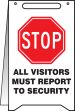 Plant & Facility, Legend: STOP ALL VISITORS MUST REPORT TO SECURITY