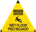 WET FLOOR -BILINGUAL (W/ GRAPHIC)