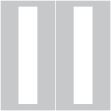 Crosswalk Floor Stencil Kit: Solid Line Pattern