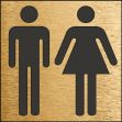 Safety Sign, Legend: UNISEX PICTORIAL