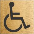 Safety Sign, Legend: HANDICAPPED SYSMBOL