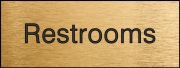 Labeling, Legend: RESTROOMS