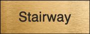 Labeling, Legend: STAIRWAY
