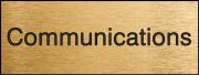 Plant & Facility, Legend: COMMUNICATIONS