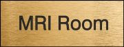 Safety Sign, Legend: MRI ROOM
