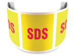 Safety Sign, Header: SDS, Legend: SDS