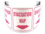 EVACUATION MAP W/ARROW DOWN