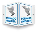 Safety Sign, Legend: TORNADO SHELTER