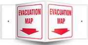 EVACUATION MAP (ARROW DOWN)