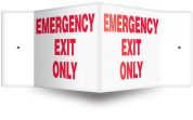 EMERGENCY EXIT ONLY