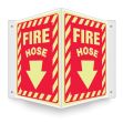 Safety Sign, Legend: FIRE HOSE