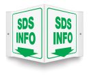 Safety Sign, Legend: SDS