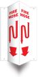 Safety Sign, Legend: FIRE HOSE