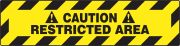 Plant & Facility, Legend: CAUTION RESTRICTED AREA