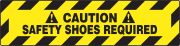 Plant & Facility, Legend: CAUTION SAFETY SHOES REQUIRED