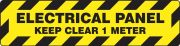 Electrical Panel Keep Clear 1 Meter