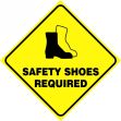 Plant & Facility, Legend: SAFETY SHOES REQUIRED