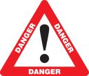 Plant & Facility, Header: DANGER, Legend: DANGER (W/ SYMBOL)