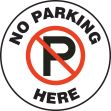 NO PARKING HERE W/SYMBOL