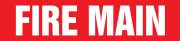 Pipe Marker, Legend: FIRE MAIN