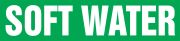 Pipe Marker, Legend: SOFT WATER