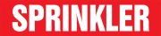 Pipe Marker, Legend: SPRINKLER