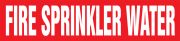 FIRE SPRINKLER WATER