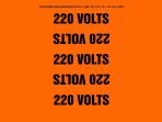 Labeling, Legend: 220 VOLTS