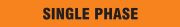 Pipe Marker, Legend: SINGLE PHASE