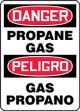 DANGER PROPANE GAS
