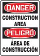 DANGER CONSTRUCTION AREA (BILINGUAL)