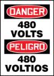 DANGER 480 VOLTS