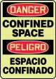 CONFINED SPACE (BILINGUAL) (GLOW)