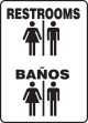 RESTROOMS (W/GRAPHIC) (BILINGUAL)