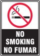 NO SMOKING (W/GRAPHIC) (BILINGUAL)