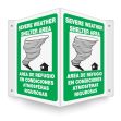 SEVERE WEATHER SHELTER AREA (BILINGUAL - SPANISH)