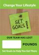 Digi-Day® 3 Magnetic Faces: Change Your Lifestyle - Our Team Has Lost _ Pounds - Set Goals To Help You Get There