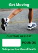 Digi-Day® 3 Magnetic Faces: Get Moving - Our Team Has Lost _ Pounds - To Improve Your Health