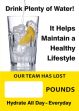 Digi-Day® 3 Magnetic Faces: Splash It Down Daily - Add Lemon To Your Water For A Zesty Twist - Our Team Has Lost _ Pounds