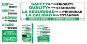 SAFETY IS THE PRIORITY QUALITY IS THE STANDARD (BILINGUAL)