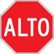 Spanish stop sign