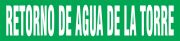 RETORN DE AGUA DE LA TORRE