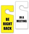 Custom Door Knob Hanger Tags