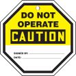 DO NOT OPERATE / CAUTION