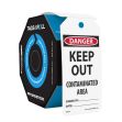 OSHA Danger Tags By-The-Roll: Keep Out Contaminated Area
